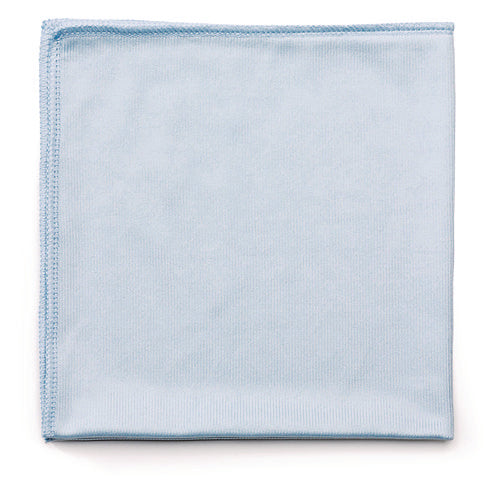 Executive Series Hygen Cleaning Cloths, Glass Microfiber, 16 x 16, Blue, 12/Carton-(RCPQ630)