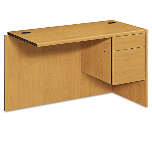 10700 "L" Workstation Return, Right 3/4 Pedestal, 48w x 24d x 29.5h, Harvest-(HON10715RCC)