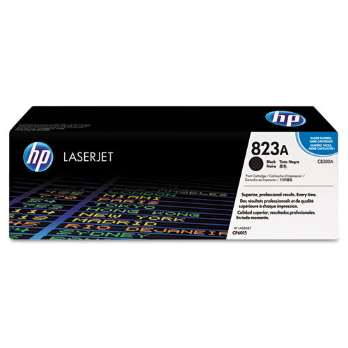 HP 823A, (CB380A) Black Original LaserJet Toner Cartridge-(HEWCB380A)