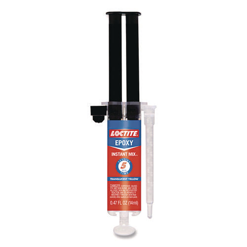 Instant Mix Epoxy, 0.47 oz, Dries Clear-(LOC1365868)