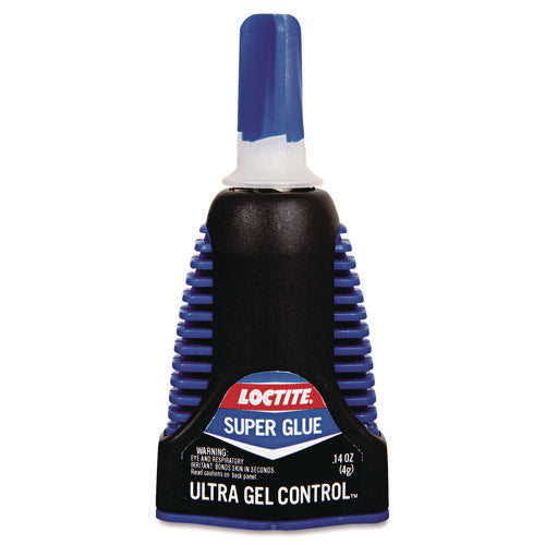 Ultra Gel Control Super Glue, 0.14 oz, Dries Clear-(LOC1363589)