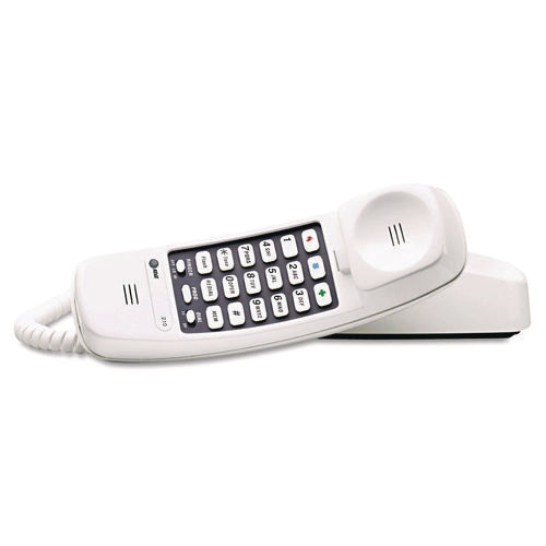 210 Trimline Telephone, White-(ATT210W)