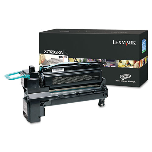 X792X2KG Extra High-Yield Toner, 20,000 Page-Yield, Black-(LEXX792X2KG)