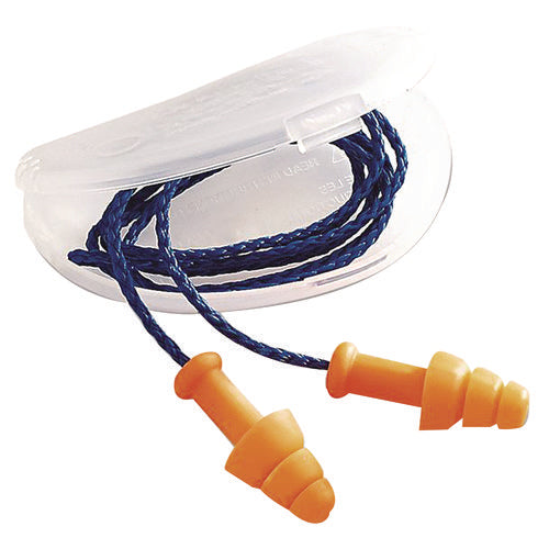 SmartFit Multiple-Use Earplugs, Corded, 25NRR, Orange, 100 Pairs-(HOWSMF30)