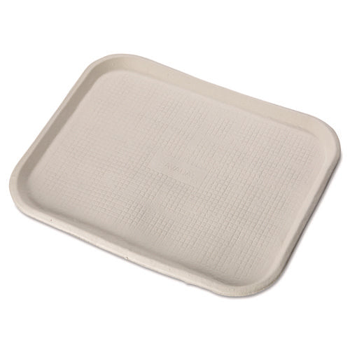 Savaday Molded Fiber Food Trays, 1-Compartment, 14 x 18, White, Paper, 100/Carton-(HUH20804CT)