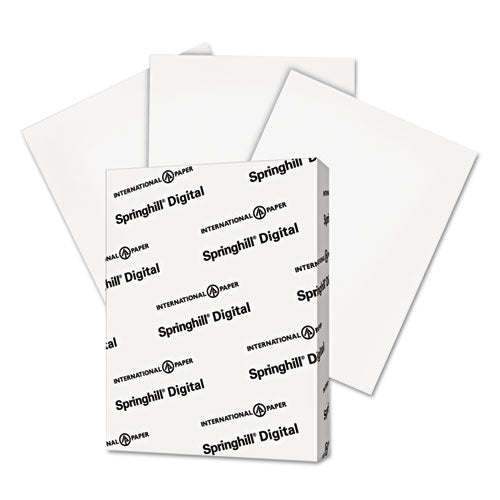 Digital Index White Card Stock, 92 Bright, 110 lb Index Weight, 8.5 x 11, White, 250/Pack-(SGH015300)