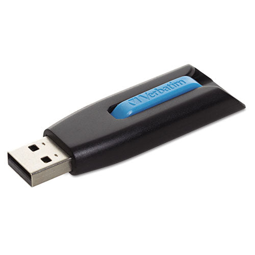 Store n Go V3 USB 3.0 Drive, 16 GB, Black/Blue-(VER49176)