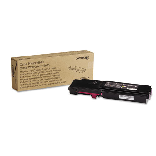 106R02226 High-Yield Toner, 6,000 Page-Yield, Magenta-(XER106R02226)