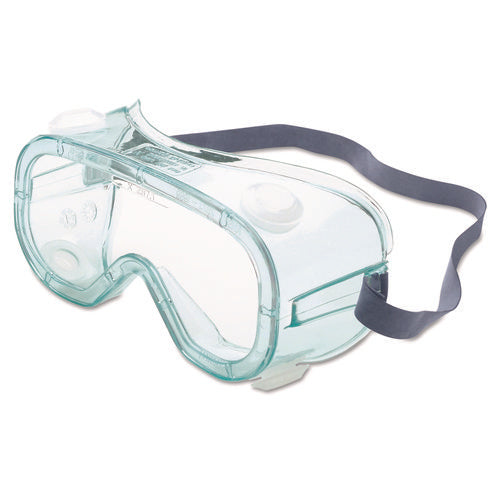 A610S Safety Goggles, Indirect Vent, Green-Tint Fog-Ban Lens-(UVXA610S)