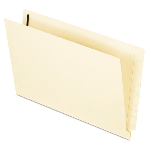 Manila End Tab Expanding Fastener Folders, 2-Ply Tabs, 0.75" Expansion, 2 Fasteners, Legal Size, Manila Exterior, 50/Box-(PFXH20U13)