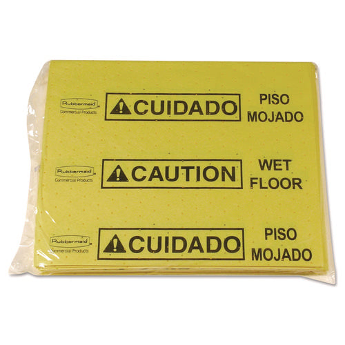 Over-The-Spill Pad Tablet, 12 oz, 14 x 16.5, 25/Pack-(RCP4253YEL)