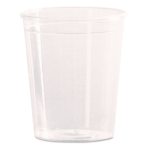 Comet Plastic Portion/Shot Glass, 2 oz, Clear, 50/Pack, 50 Packs/Carton-(WNAP20)