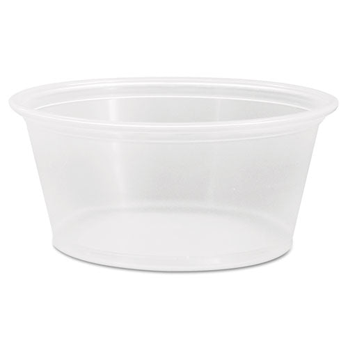 Conex Complements Portion/Medicine Cups, 3.25 oz, Clear, 125/Bag, 20 Bags/Carton-(DCC325PC)