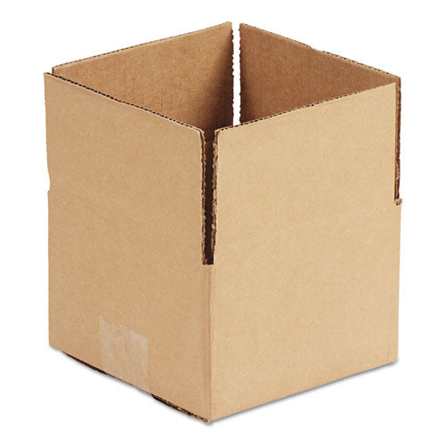 Fixed-Depth Corrugated Shipping Boxes, Regular Slotted Container (RSC), 8" x 10" x 6", Brown Kraft, 25/Bundle-(UNV1086)