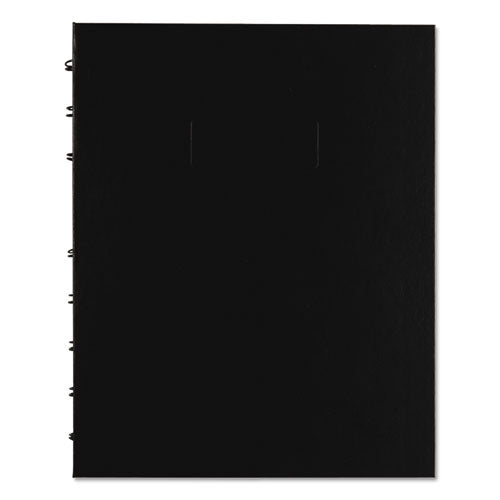 NotePro Quad Notebook, Data/Lab-Record Format with Narrow and Quadrille Rule Sections, Black Cover, (96) 9.25 x 7.25 Sheets-(REDA44C81)