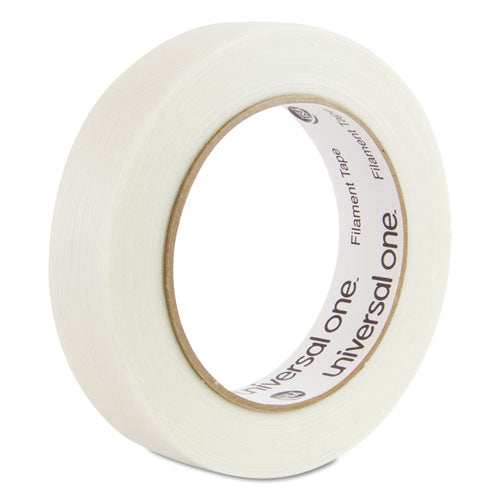 350# Premium Filament Tape, 3" Core, 24 mm x 54.8 m, Clear-(UNV31624)