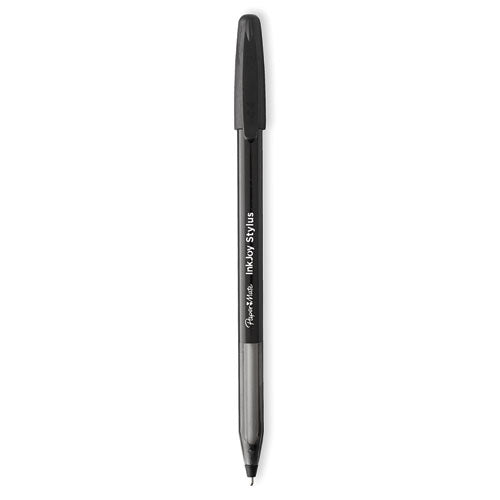 InkJoy 100 Ballpoint Pen/Stylus, Stick, Medium 1 mm, Black Ink, Black Barrel, Dozen-(PAP1951348)