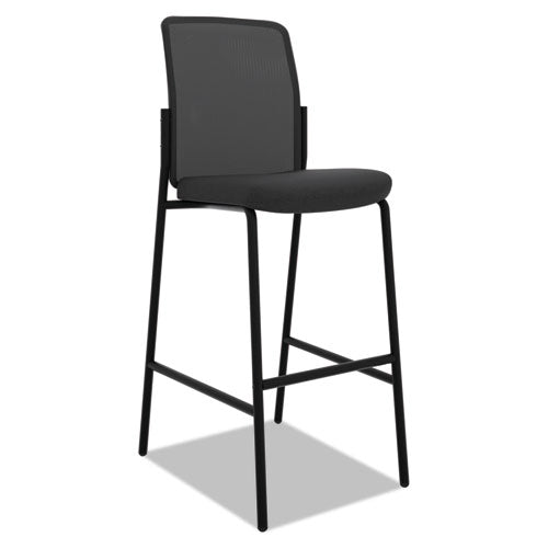 Instigate Mesh Back Multi-Purpose Stool, Supports Up to 250 lb, 33" Seat Height, Black Seat, Black Back, Black Base, 2/Carton-(BSXVL528ES10)
