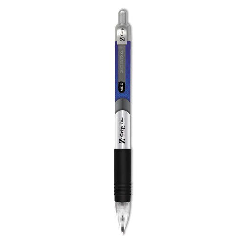 ECO Jimnie Clip Ballpoint Pen, Retractable, Medium 1 mm, Black Ink, Smoke Barrel, 12/Pack-(ZEB22510)