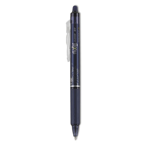 FriXion Clicker Erasable Gel Pen, Retractable, Fine 0.7 mm, Navy Ink, Navy Barrel-(PIL31457)