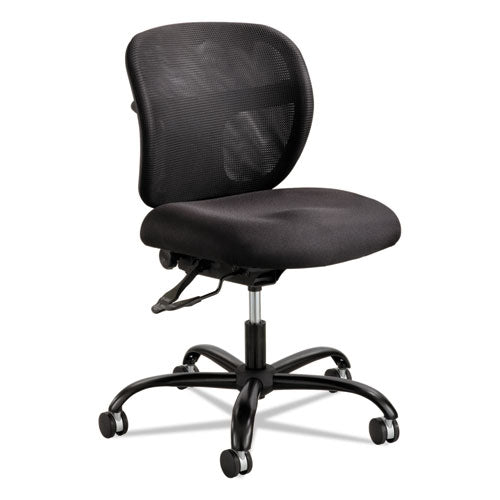Vue Intensive-Use Mesh Task Chair, Supports Up to 500 lb, 18.5" to 21" Seat Height, Black-(SAF3397BL)