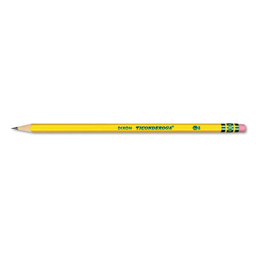 Pencils, HB (#2), Black Lead, Yellow Barrel, 96/Pack-(DIX13872)