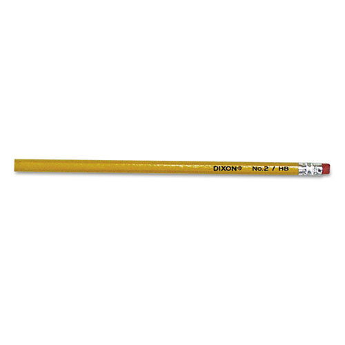 No. 2 Pencil, HB (#2), Black Lead, Yellow Barrel, 144/Box-(DIX14412)