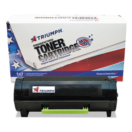 Remanufactured 50F0UA0 High-Yield Toner, 25,000 Page-Yield, Black-(SKLMSMX710)