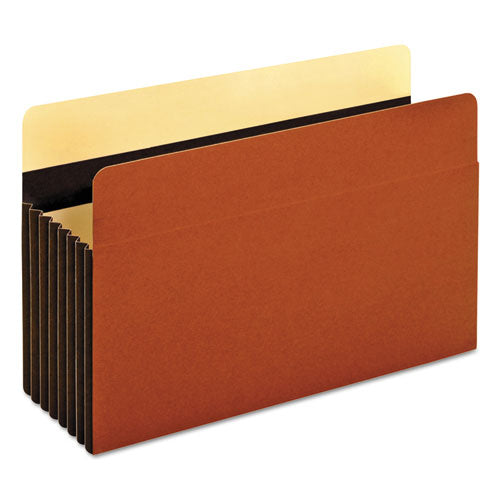 Heavy-Duty File Pockets, 7" Expansion, Legal Size, Redrope, 5/Box-(PFX15446HD)