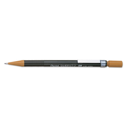 Sharplet-2 Mechanical Pencil, 0.9 mm, HB (#2.5), Black Lead, Brown Barrel-(PENA129E)