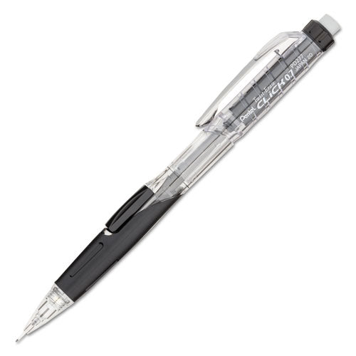 Twist-Erase CLICK Mechanical Pencil, 0.7 mm, HB (#2.5), Black Lead, Black Barrel-(PENPD277TA)