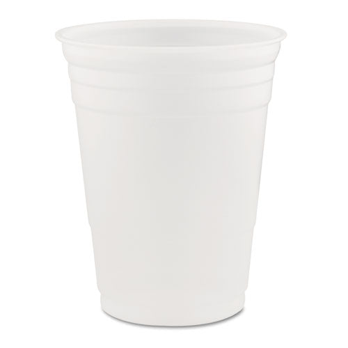 Conex Translucent Plastic Cold Cups, 16 oz, 50/Sleeve, 20 Sleeves/Carton-(DCCP16)