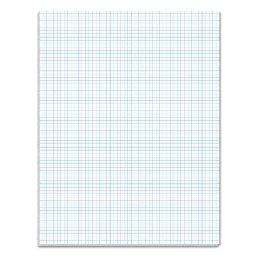 Quadrille Pads, Quadrille Rule (6 sq/in), 50 White 8.5 x 11 Sheets-(TOP33061)