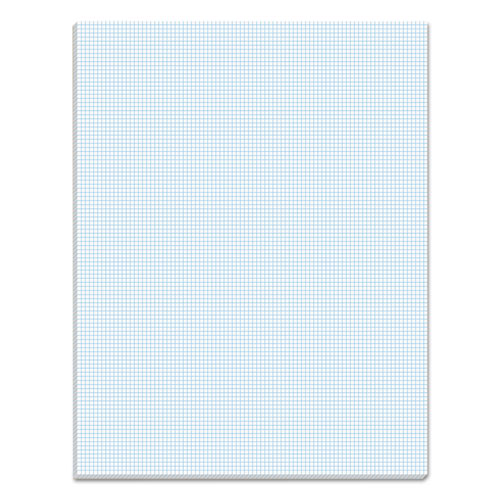 Quadrille Pads, Quadrille Rule (10 sq/in), 50 White 8.5 x 11 Sheets-(TOP33101)
