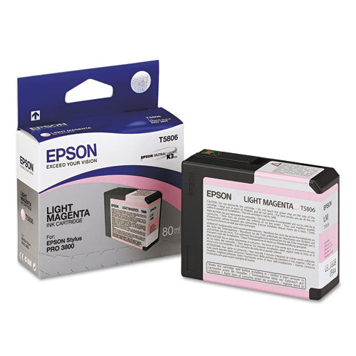 T580600 UltraChrome K3 Ink, Light Magenta-(EPST580600)