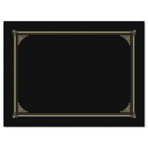 Certificate/Document Cover, 12.5 x 9.75, Metallic Gray, 6/Pack-(GEO47400)