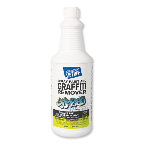 4 Spray Paint Graffiti Remover, 32oz, Bottle, 6/Carton-(MOT41103)