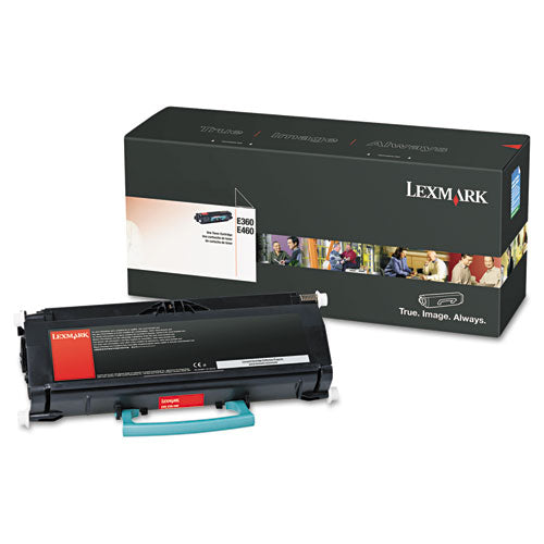 E360H21A High-Yield Toner, 9,000 Page-Yield, Black-(LEXE360H21A)