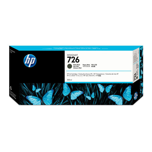 HP 726, (CH575A) Matte Black Original Ink Cartridge-(HEWCH575A)
