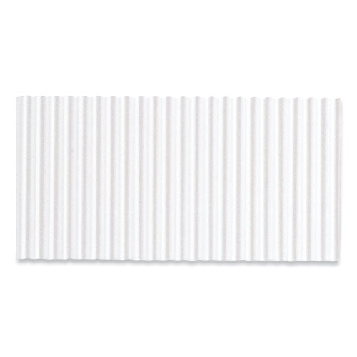 Corobuff Corrugated Paper Roll, 48" x 25 ft, White-(PAC0011011)