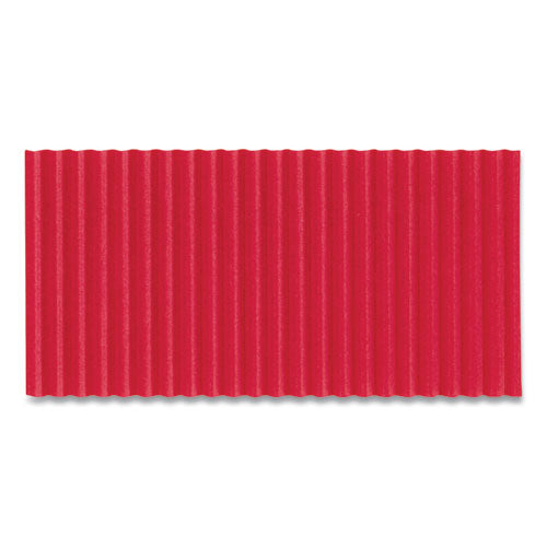 Corobuff Corrugated Paper Roll, 48" x 25 ft, Flame Red-(PAC0011031)