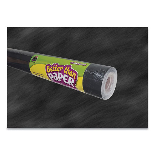 Better Than Paper Bulletin Board Roll, 4 ft x 12 ft, Chalkboard-(TCR77363)