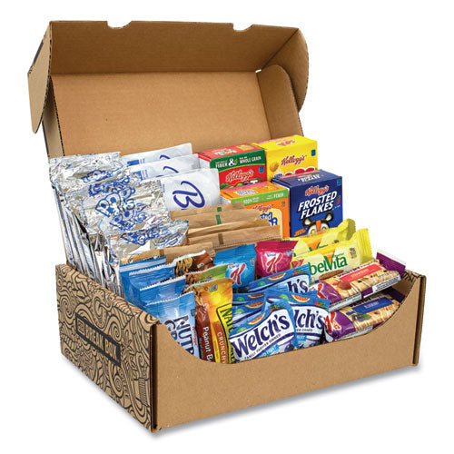 Breakfast Snack Box, 41 Assorted Snacks, Ships in 1-3 Business Days-(GRR700S0002)