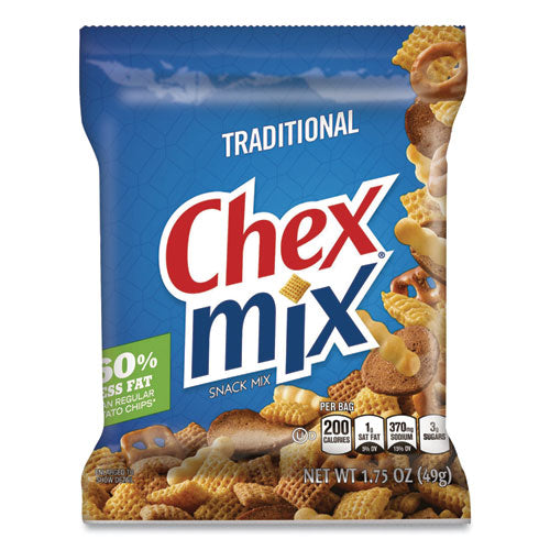 Traditional Snack Mix, 1.75 oz Snack Pack, 60 Packs/Carton-(GNM1240)