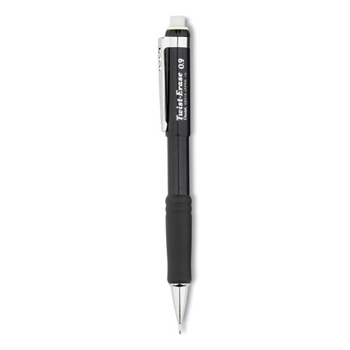 Twist-Erase III Mechanical Pencil, 0.9 mm, HB (#2.5), Black Lead, Black Barrel-(PENQE519A)