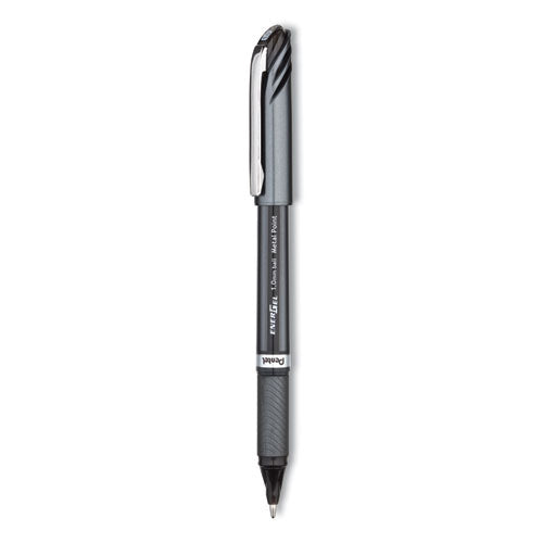 EnerGel NV Gel Pen, Stick, Bold 1 mm, Black Ink, Black Barrel, Dozen-(PENBL30A)