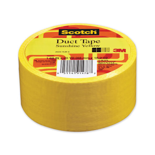 Duct Tape, 1.88" x 20 yds, Sunshine Yellow-(MMM70005058196)