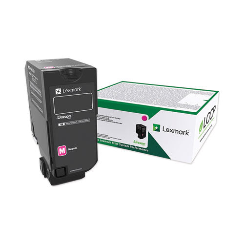 74C00MG Return Program Toner, 3,000 Page-Yield, Magenta-(LEX74C00MG)
