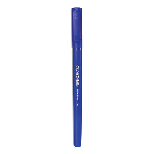 Write Bros. Ballpoint Pen Value Pack, Stick, Medium 1 mm, Blue Ink, Blue Barrel, 60/Pack-(PAP4621501C)