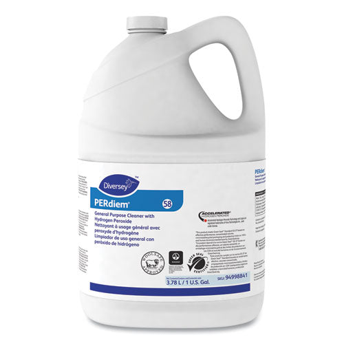 PERdiem Concentrated General Purpose Cleaner - Hydrogen Peroxide, 1 gal, Bottle-(DVO94998841)